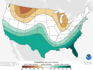 Illustration for article titled How Much Rain Is El Niño Bringing? "One Storm After Another Like a Conveyor Belt"